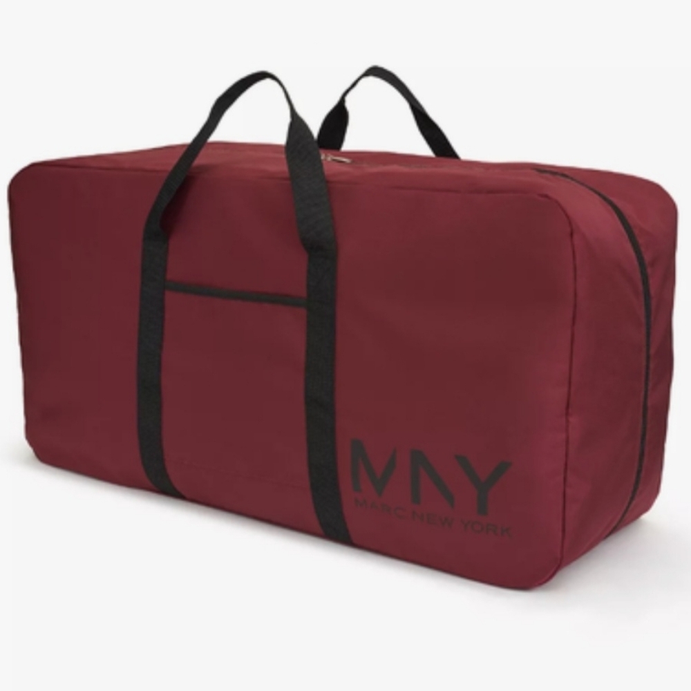 MARC NEW YORK CARRY A TON DUFFLE Burgundy NWT